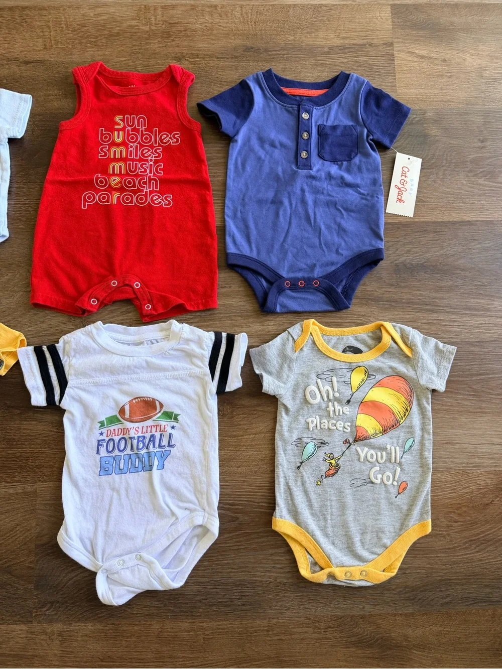 CAT & JACK | DR SEUSS | Baby Bundle | Onesies Romper Set | 7 Piece Lot